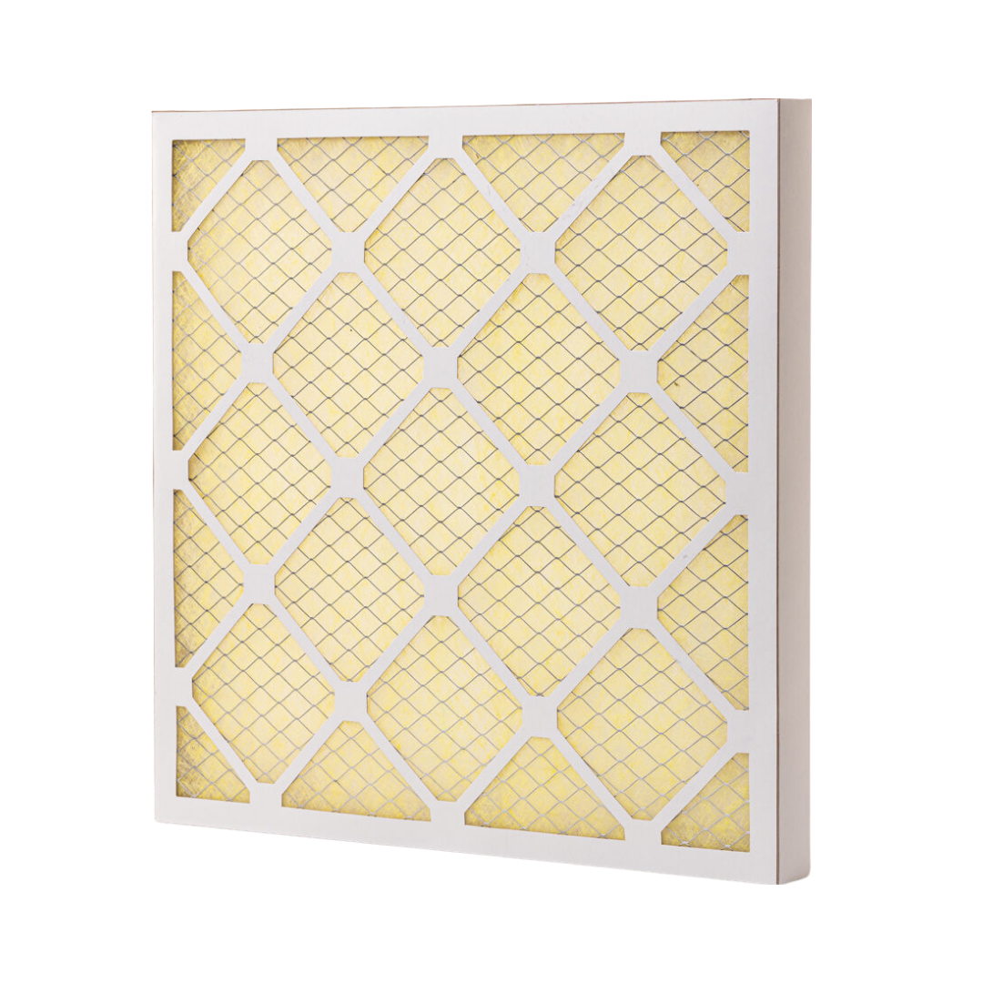 Gold panel filter with wire mesh support and a water-proof diamond encasing