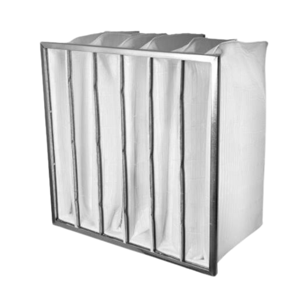 NANO Tech White Bag filter with metal frame