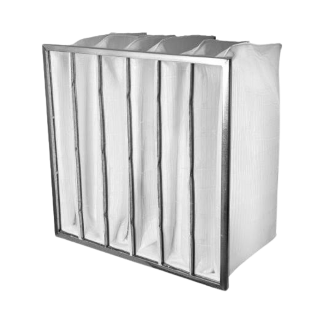 NANO Tech White Bag filter with metal frame