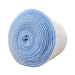 Polyester pads & bulk rolls with white and blue filter media
