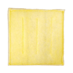 Gold wire supported panel filter media