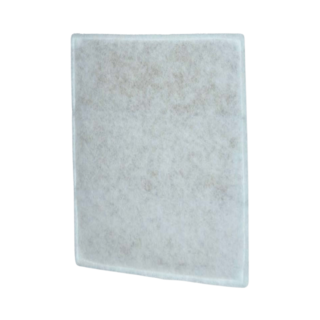 Single ply white filter media