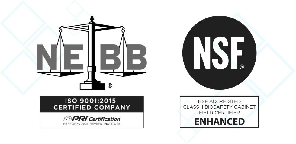 Website Images (24) ISO 9001:2015 certified company NEBB NSF Accredited Class II Bio Safety Cabinet Field Certifier Enhanced